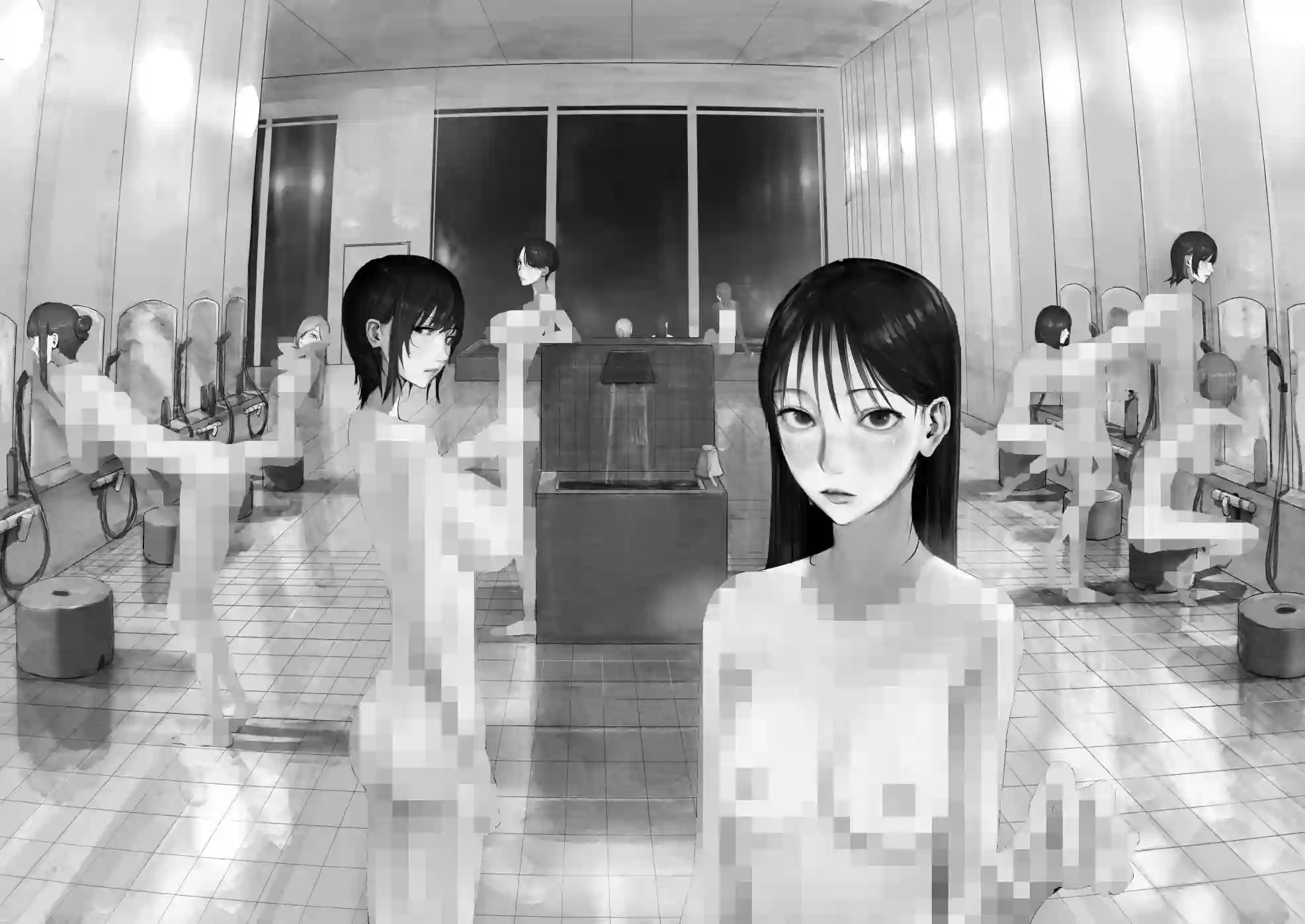 【梁池】によるエロ漫画同人誌作品【チー牛陰キャが妹に連れられ修学旅行JKしかいない大浴場で現役JKとゴムなし...(d_749352)】のサンプル_04