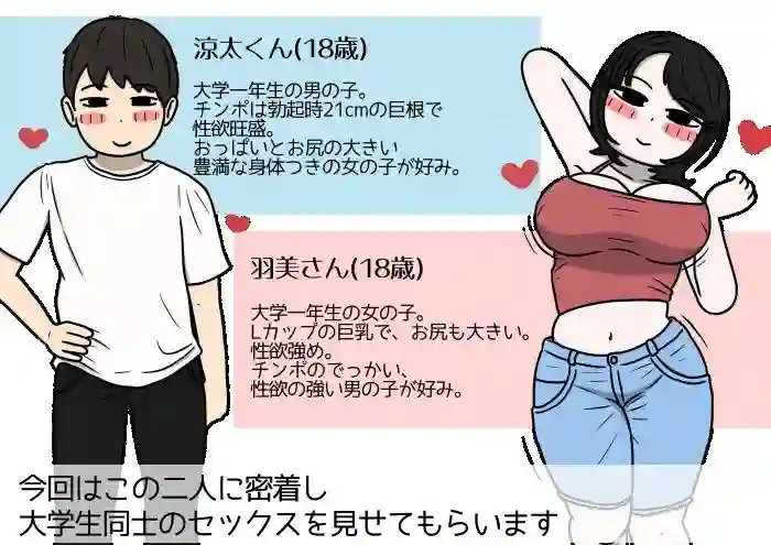 【性生活に必要なモノ】によるエロ漫画同人誌作品【学生カップルのセックスと妊娠 - 気持ちよすぎて赤ちゃんができちゃった涼太...（d_782518）】のサンプル_01